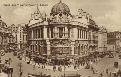 Strand und Gaiety Theatre, London von English Photographer